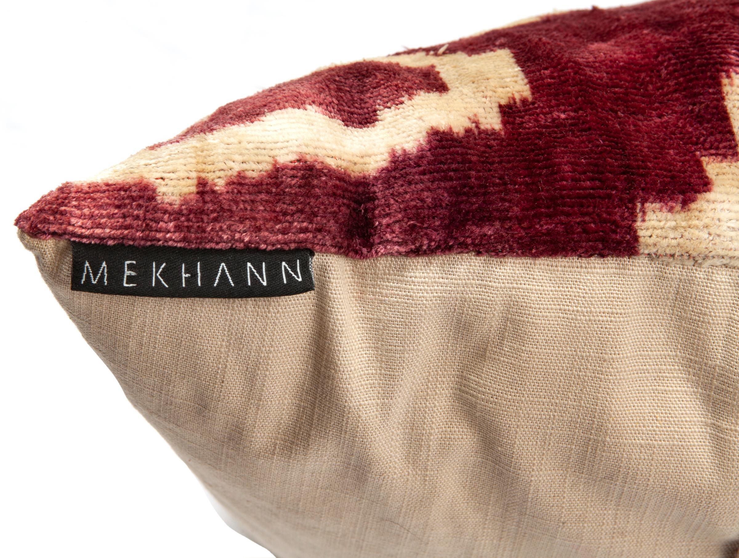 Turkish Mekhann Iktat Pillows a Pair For Sale 2