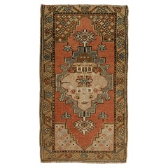 Türkischer Mini-Teppich, orientalischer, handgeknüpfter Vintage-Teppich, 30,5 cm x 97,5 cm, Nr. 21228