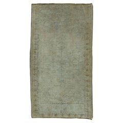 Turkish Mini Rug Oriental Hand Knotted Vintage Rug 1'10" x 3'4" #16587