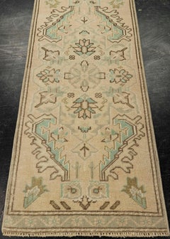 Turkish Mini Rug Oriental Hand Knotted Vintage Rug 1'5" x 3'4" #21085