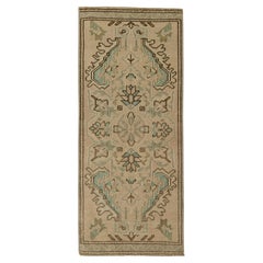 Turkish Mini Rug Oriental Hand Knotted Vintage Rug 1'5" x 3'4" #21085