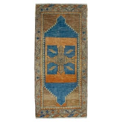 Turkish Mini Rug Oriental Hand Knotted Vintage Rug 1'6" x 3'3" #16239
