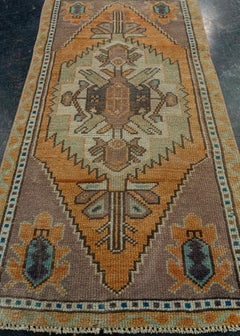 Mini-tapis turc oriental, tissé à la main, de style vintage, 50 cm x 90 cm #20734