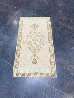 Mini-tapis turc oriental, tissé à la main, de style vintage, 50,8 cm x 94,3 cm #17057