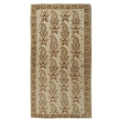 Türkischer Mini-Teppich, orientalischer, handgeknüpfter Vintage-Teppich, 50,8 cm x 94,3 cm, Nr. 21024