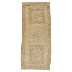 Turkish Mini Rug Oriental Hand Knotted Vintage Rug 1'8" x 3'10" #21174