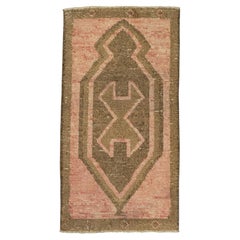 Türkischer Mini-Teppich – Orientalischer, handgeknüpfter Vintage-Teppich, 50,8 cm x 97,5 cm, Nr. 21169