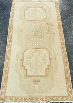Mini-tapis turc oriental, tissé à la main, de style vintage, 50,8 cm x 101,1 cm #20762