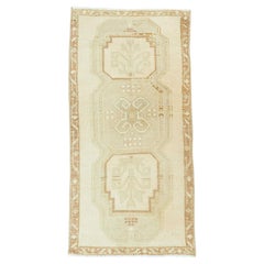 Mini-tapis turc oriental, tissé à la main, de style vintage, 50,8 cm x 101,1 cm #20762