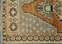 Türkischer Mini-Teppich, orientalischer, handgeknüpfter Vintage-Teppich, 50,8 cm x 106,7 cm, Nr. 16209