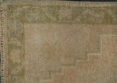 Turkish Mini Rug Oriental Hand Knotted Vintage Rug 1'9" x 3'5" #20622