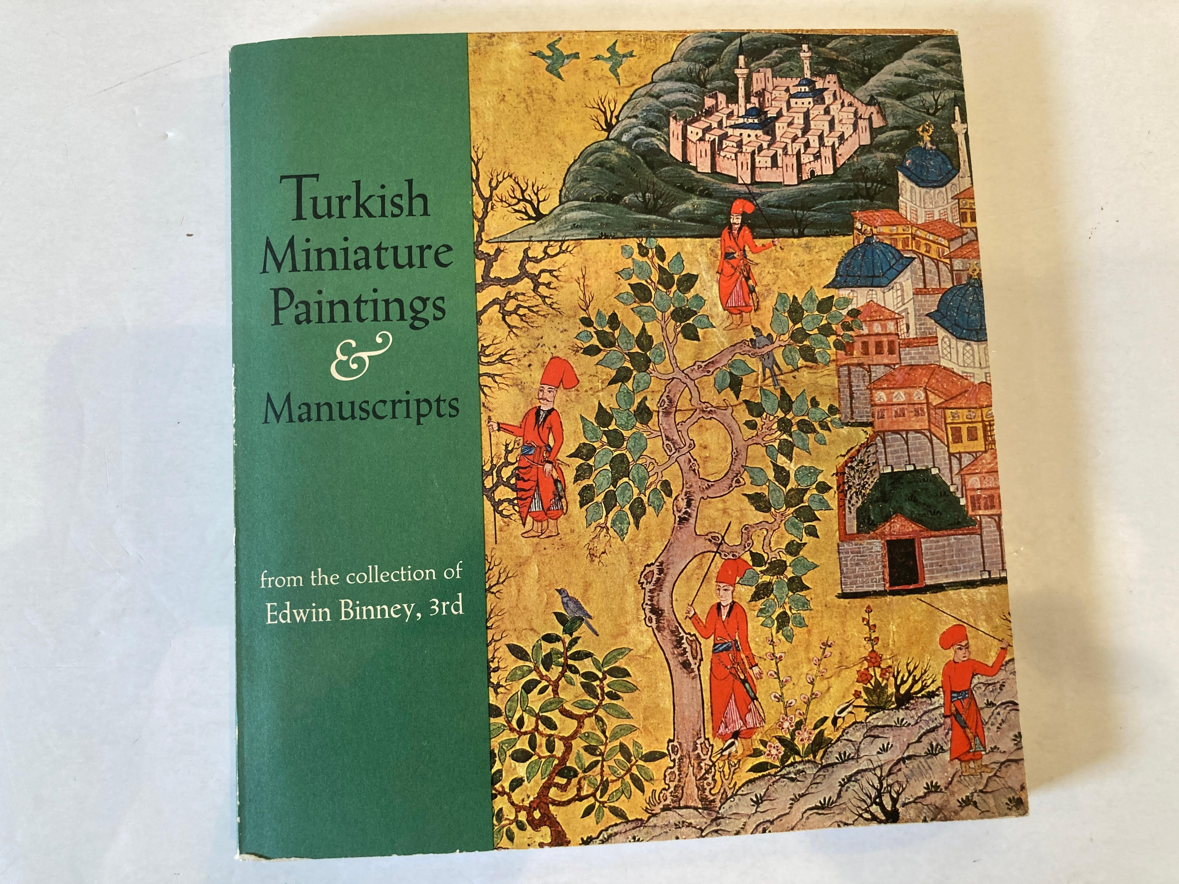 Türkische Miniaturmalereien und Manuskripte aus der Sammlung von Edwin Binney, 
Binney, Edwin (1973)
Beispiele für die türkische Bildkunst außerhalb der Topkapu Saray Bibliothek in Istanbul sind selten - eine bekannte Tatsache, die Dr. Binney in