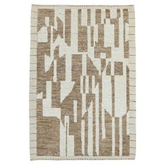 Turkish Modern Handmade Rug 3'7" x 5'2" #17457