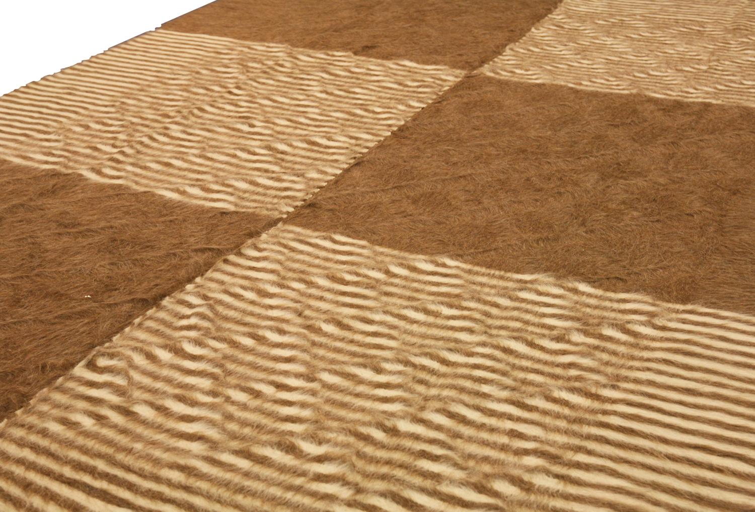 Other Turkish Mohair Brown Wool Carpet, XXI Century For Sale