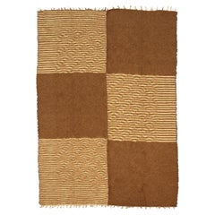 Turkish Mohair Brown Wool Carpet, XXI Century