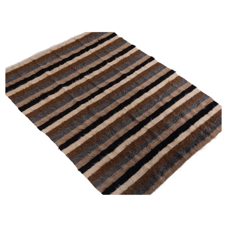 Turkish Mohair Woven Siirt Rug Blanket For Sale at 1stDibs