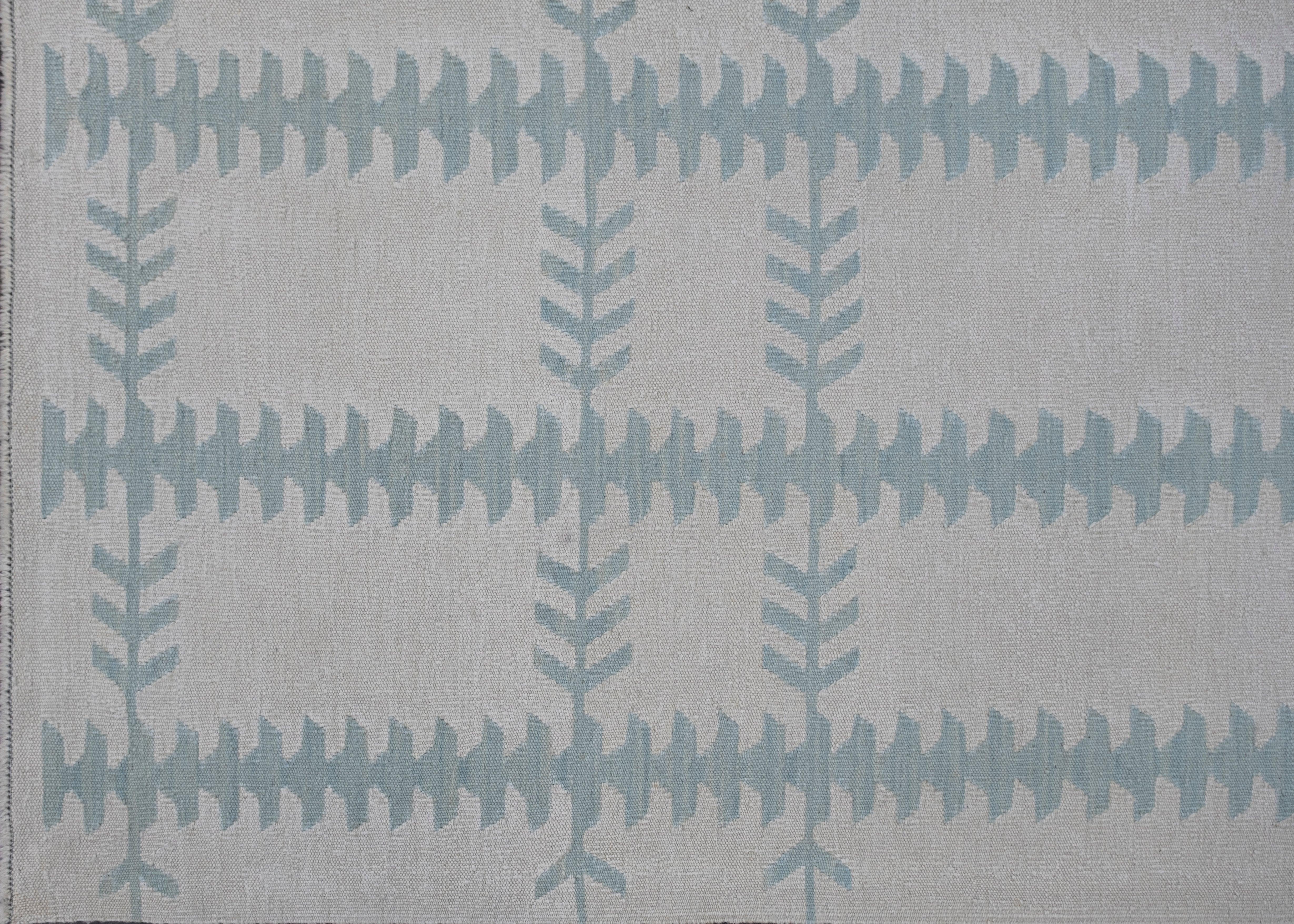 Contemporary Oriental Flat Weave Turkish Kilim Rug 6' x 8'4