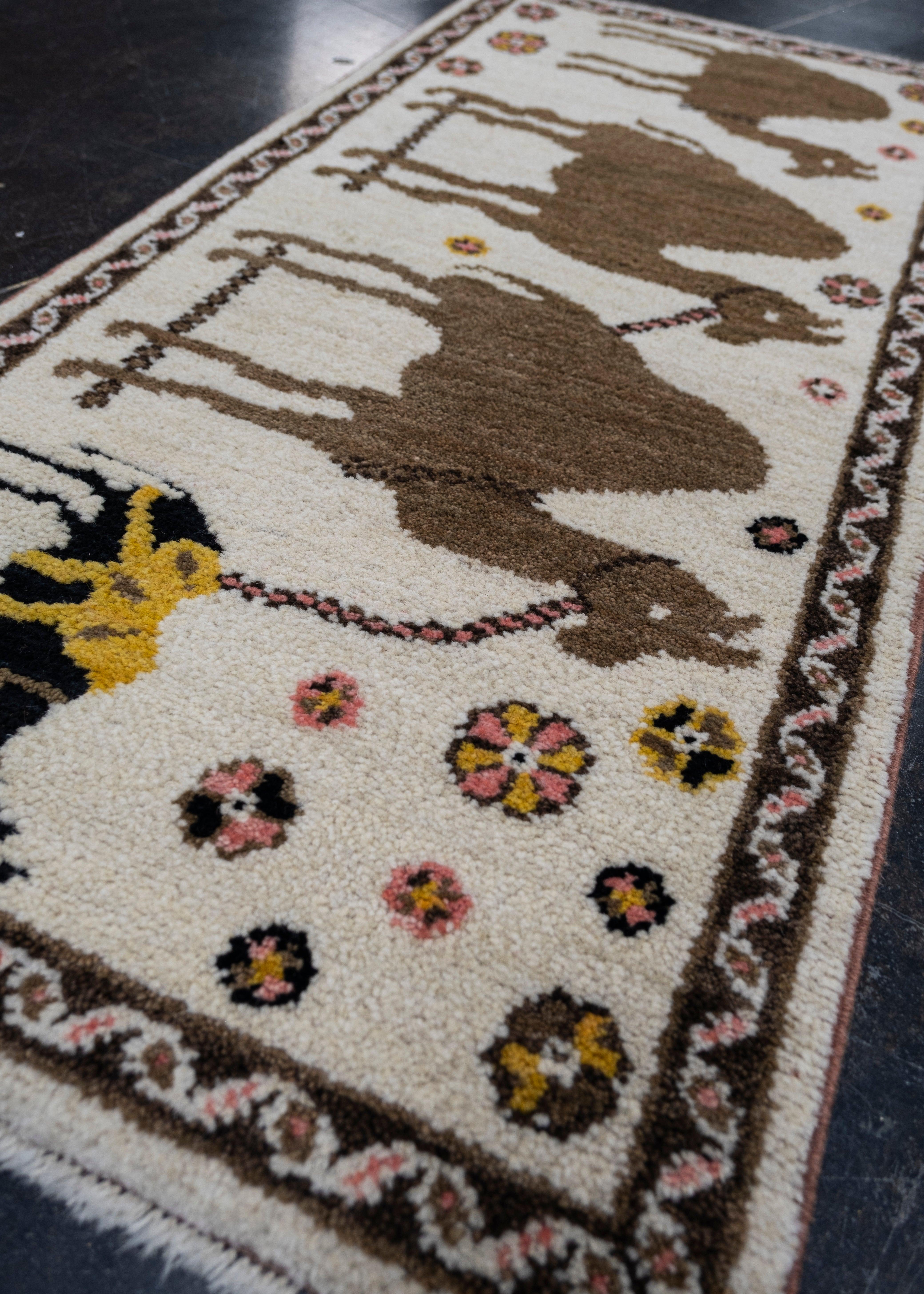 Turc Tapis turc Oushak 2'9