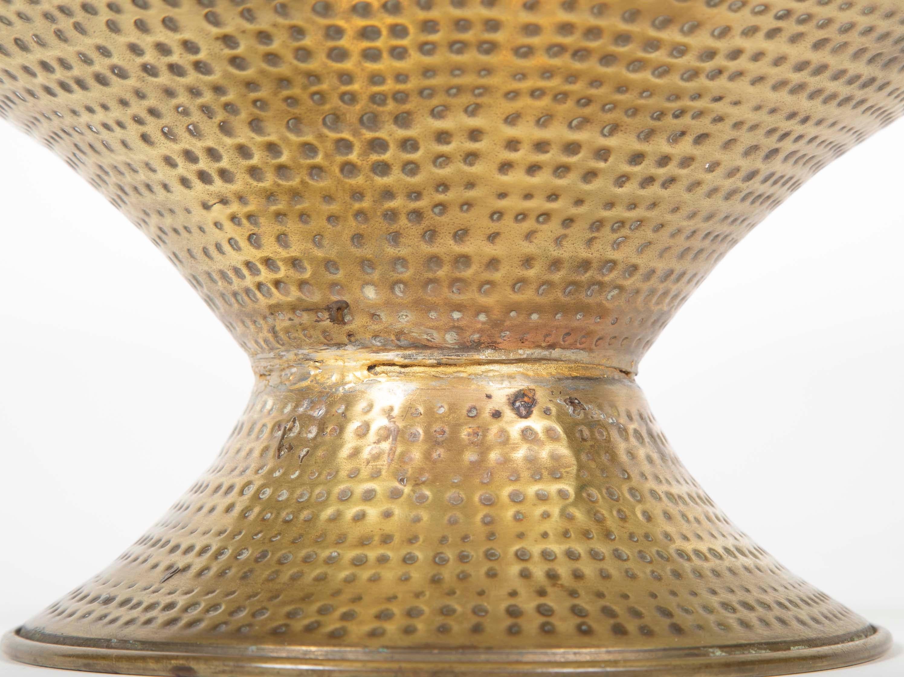 Moorish Turkish Ottoman Brass Ewer, Large Scale