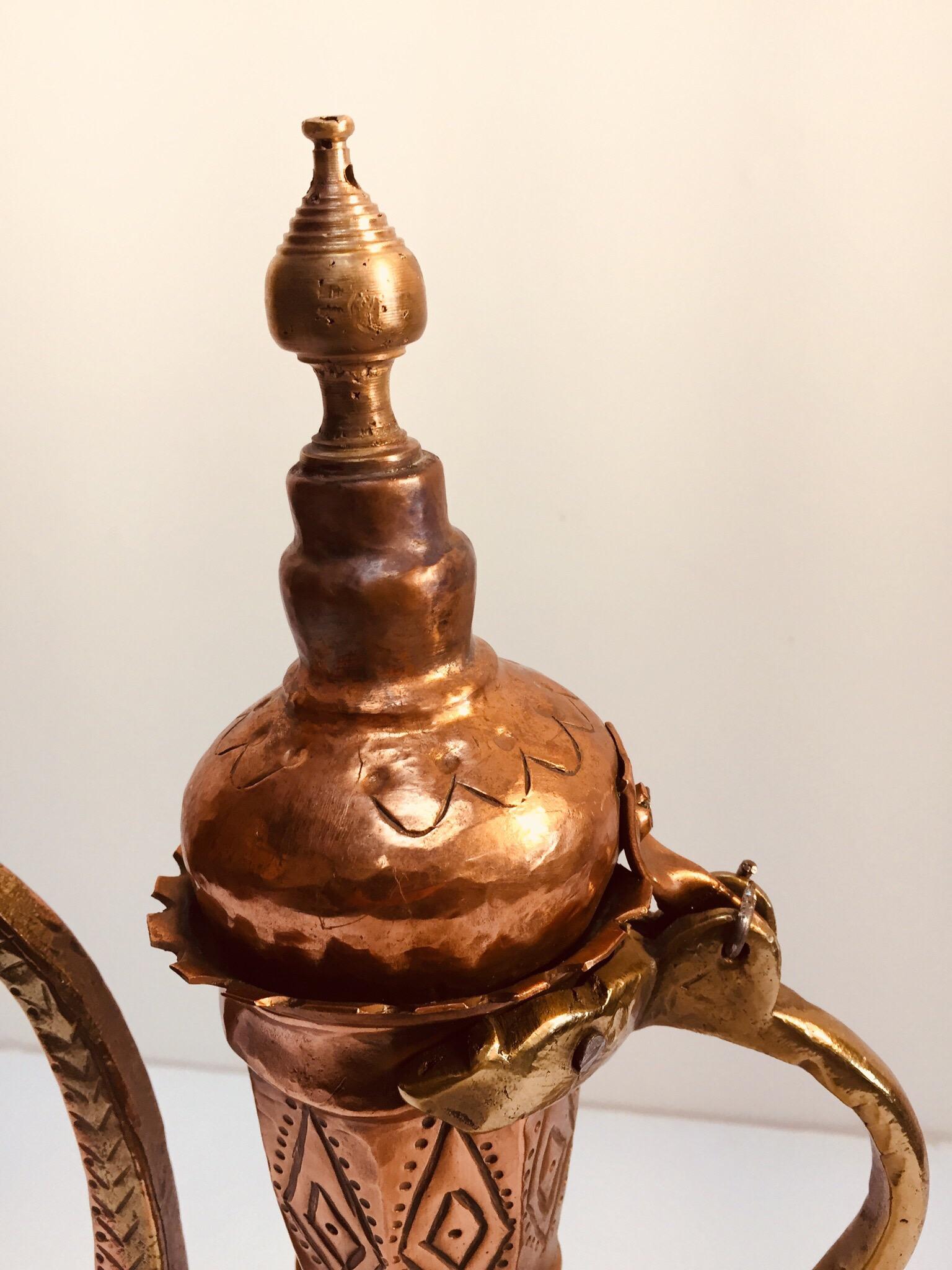 Turkish Ottoman Copper Ewer 11