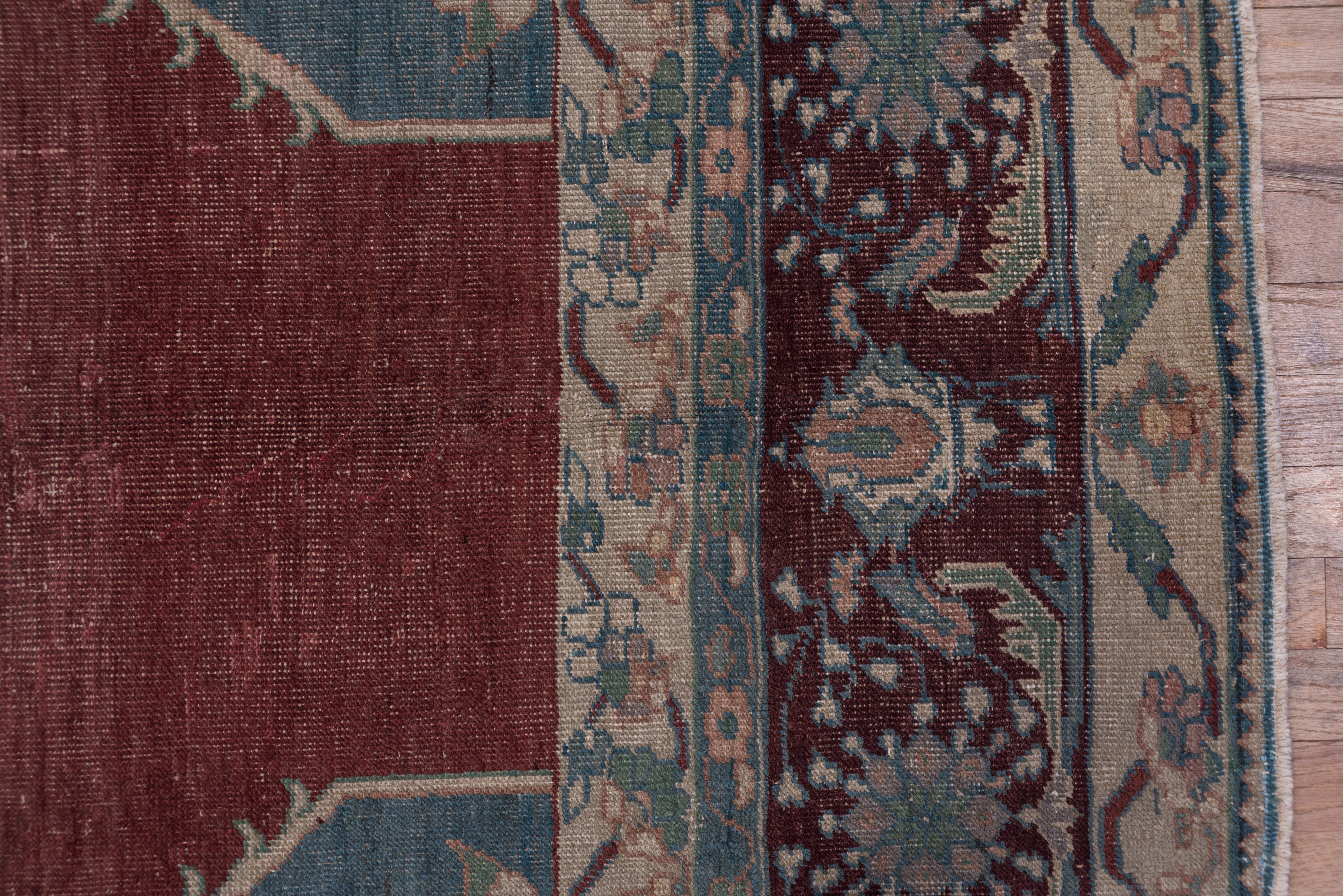 Turkish Oushak Carpet, circa 1910s 3