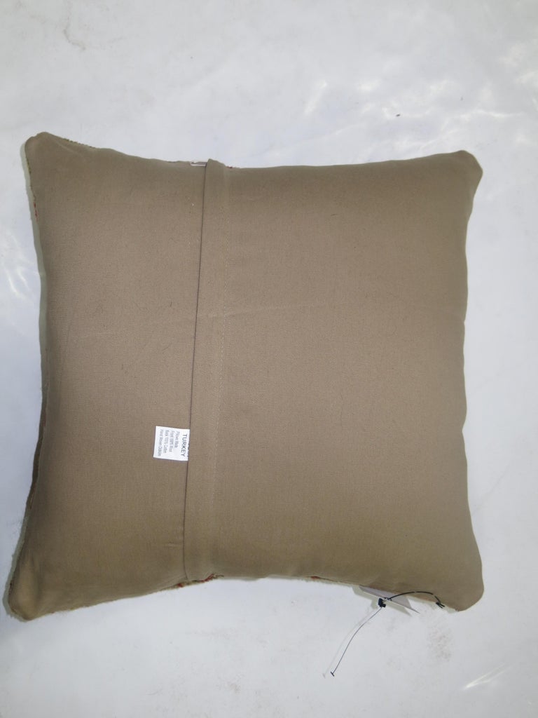 Turkish Oushak Corner Border Pillow For Sale at 1stDibs
