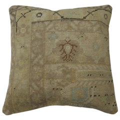 Turkish Oushak Neutral Rug Pillow Turkish Oushak Neutral Rug Pillow