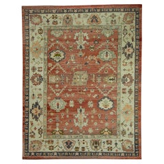 Turkish Oushak Old Wool Rug  9'3" x 11'11" #30136