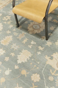 Turkish Oushak Revival Rug