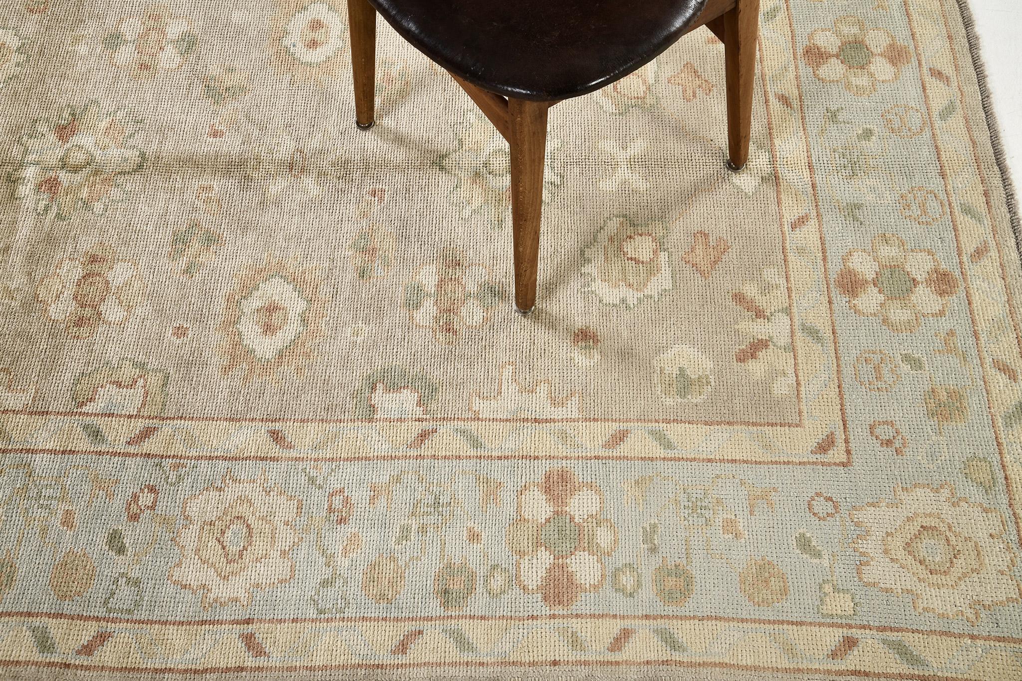 Alfombra turca Oushak Revival Turco en venta