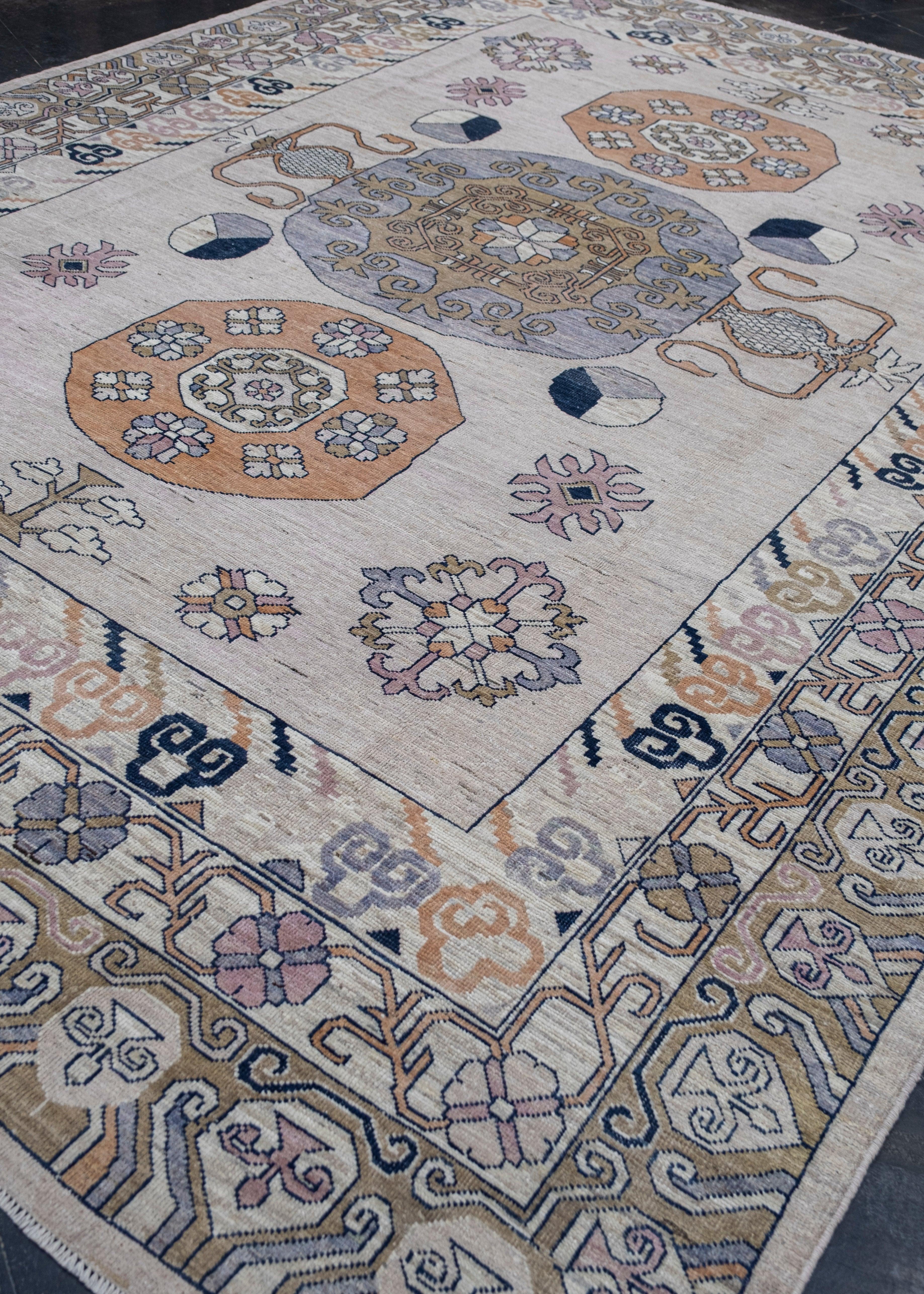 Alfombra turca Oushak 10' x 13'7
