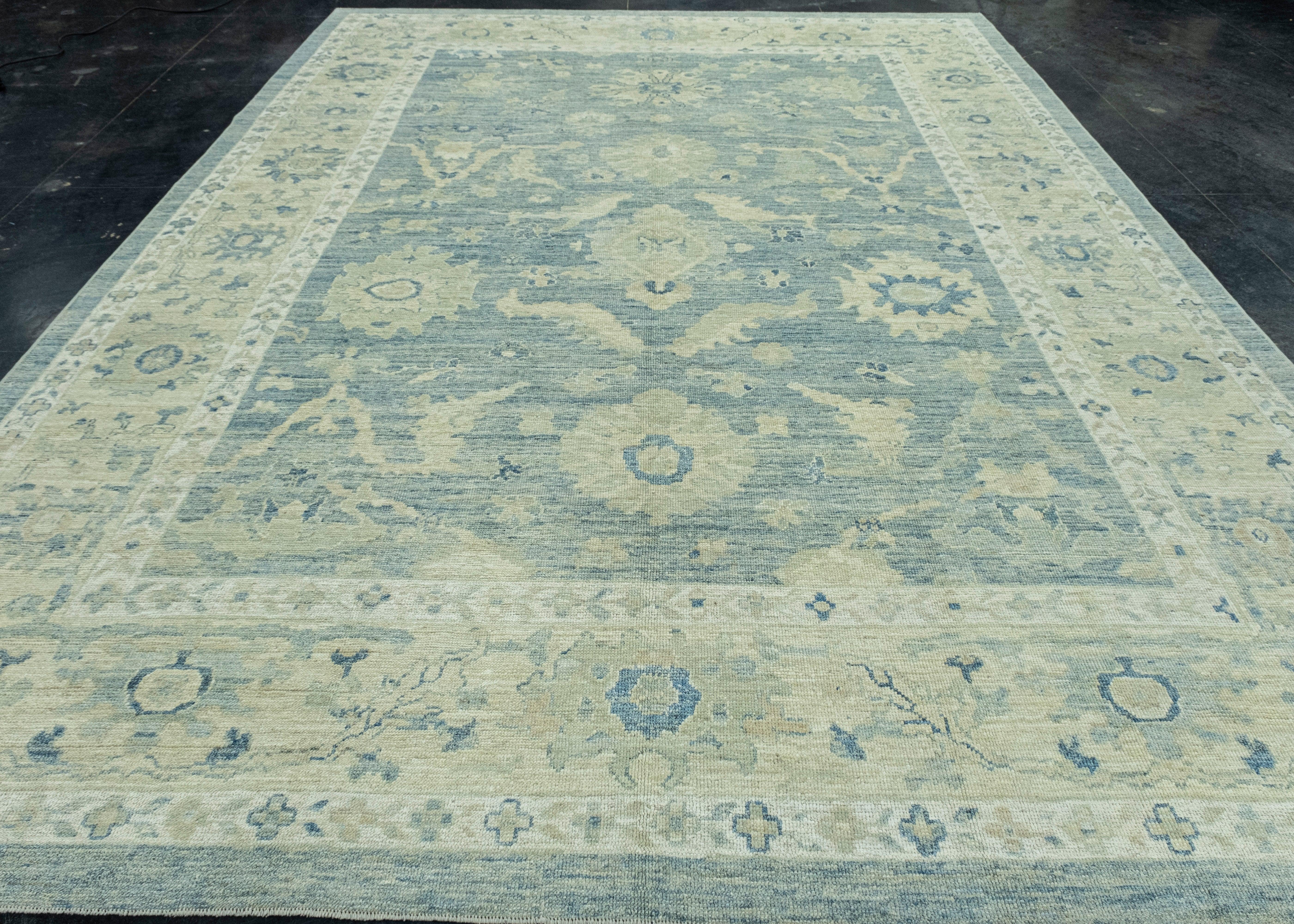 Turkish Oushak Rug 10' x 13'9