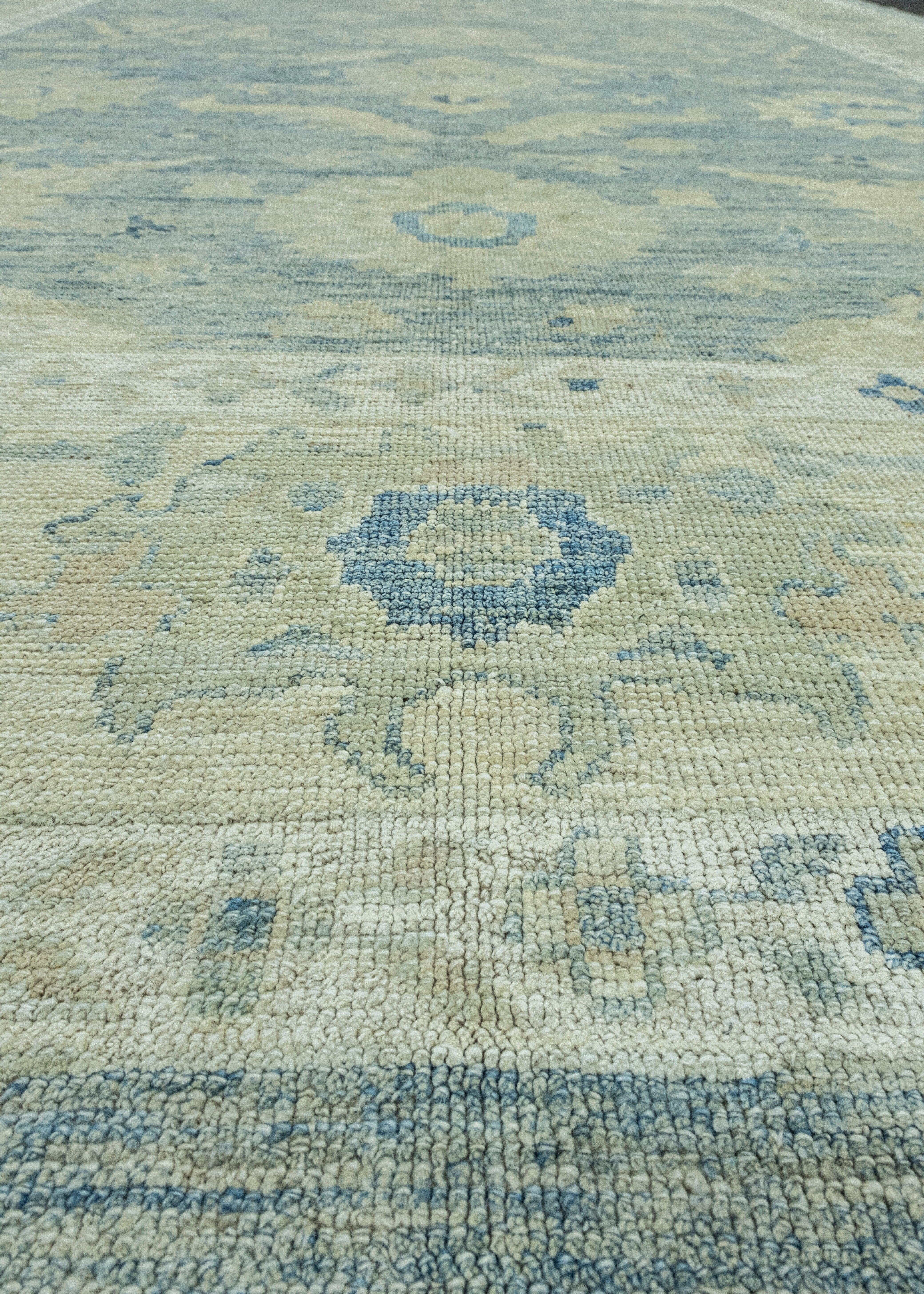 Contemporary Turkish Oushak Rug 10' x 13'9