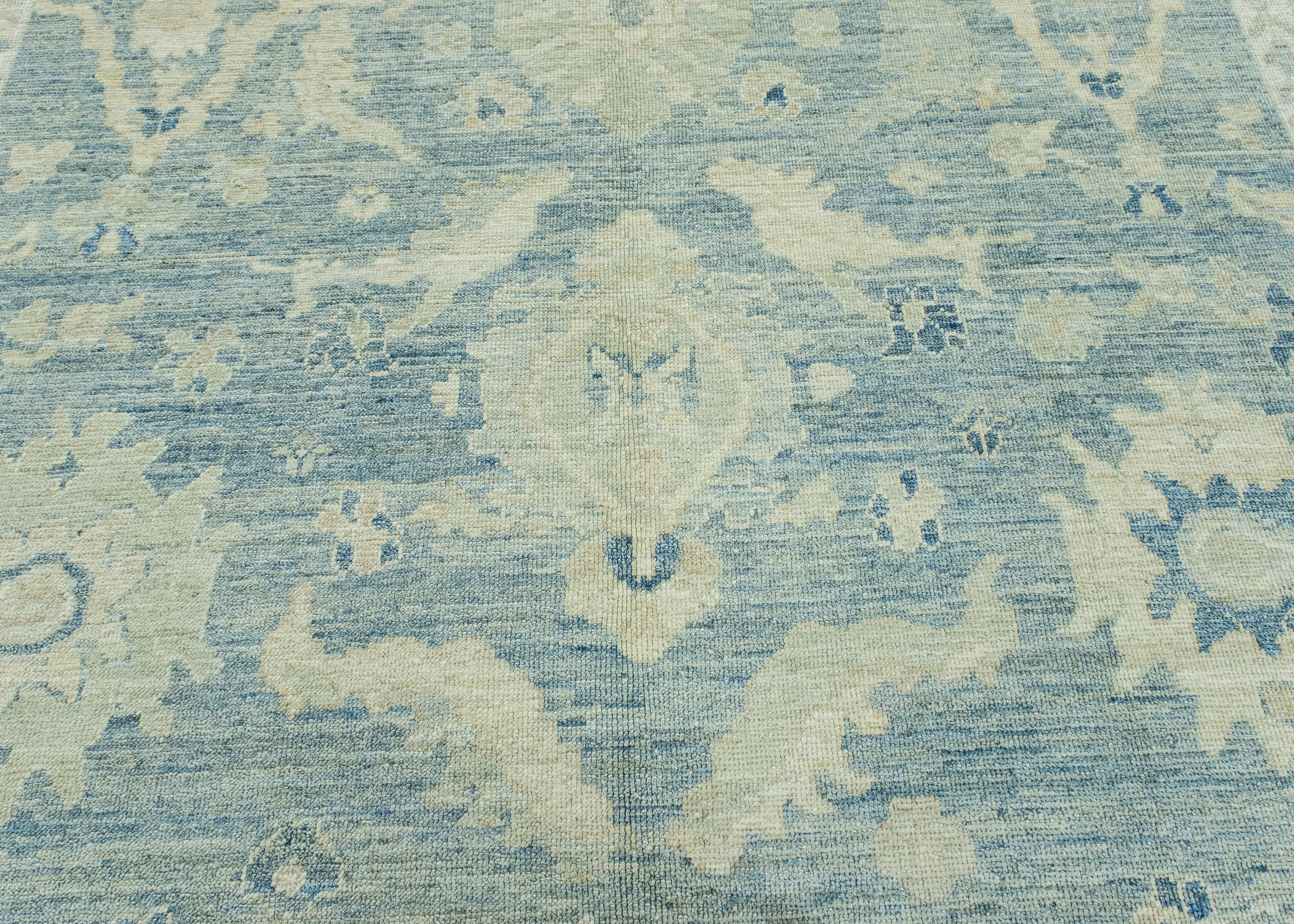 Wool Turkish Oushak Rug 10' x 13'9