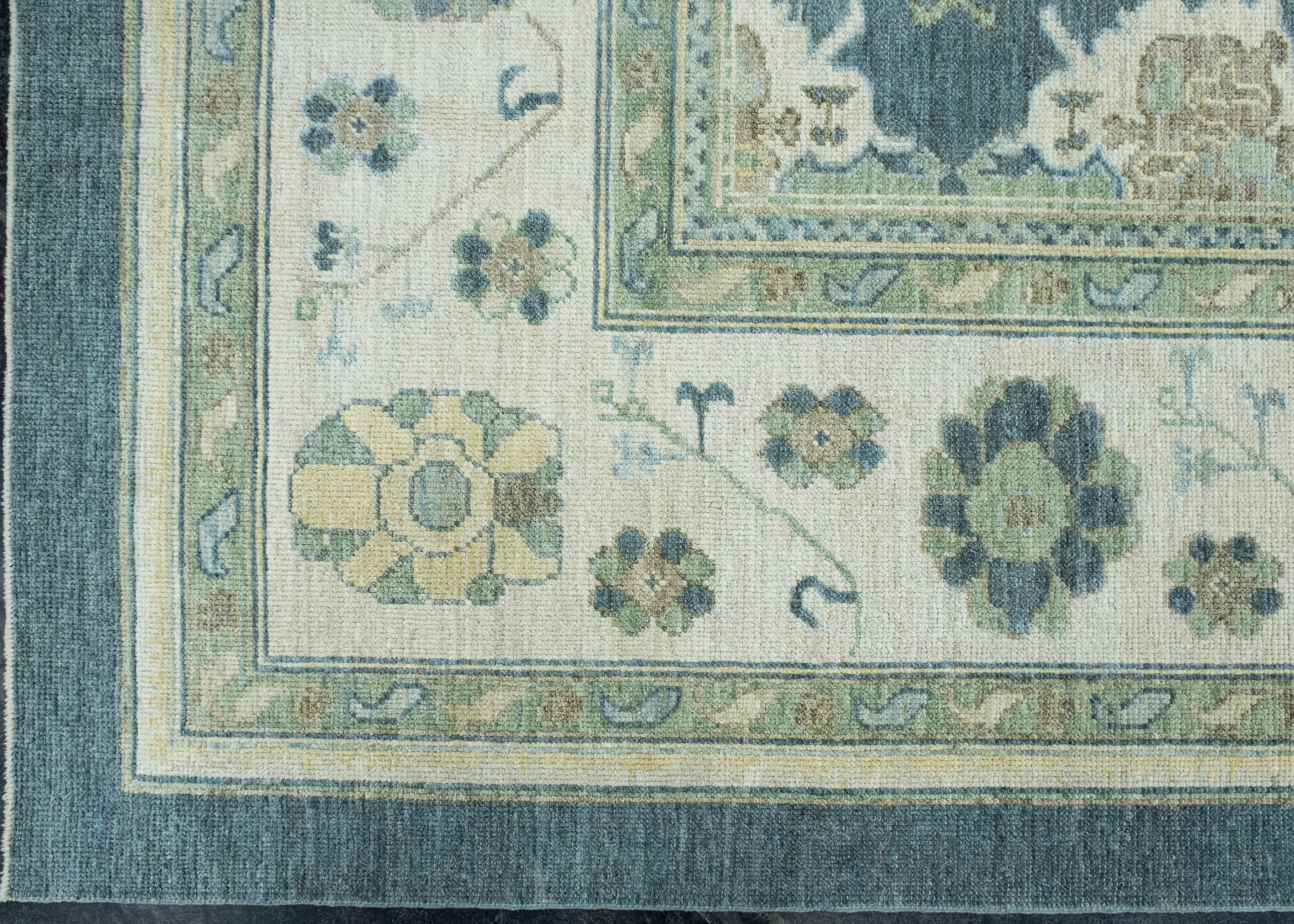 Turkish Oushak Rug 10' x 14' #17404 In New Condition For Sale In Houston, TX