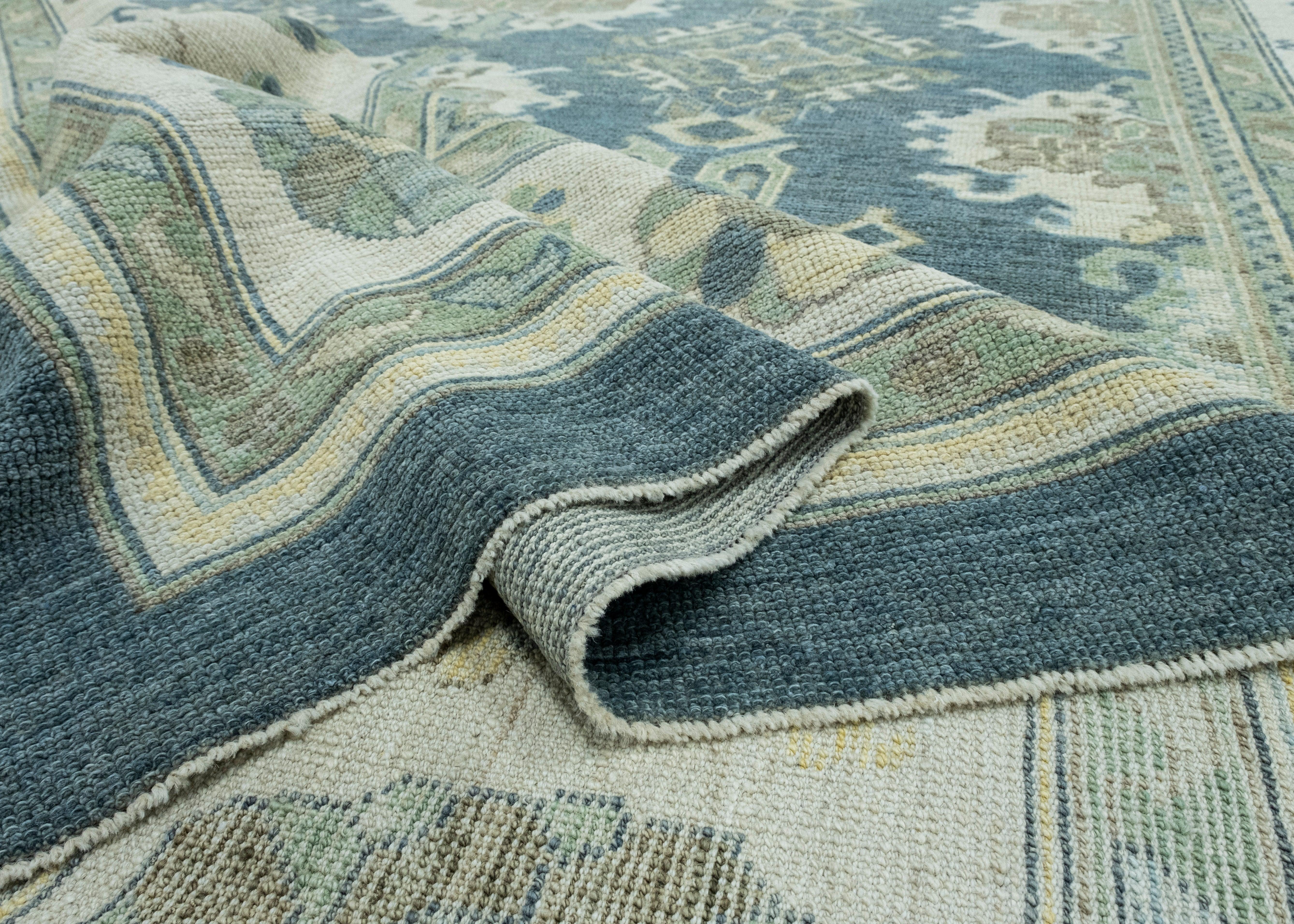 Turkish Oushak Rug 10' x 14' #17404 For Sale 1