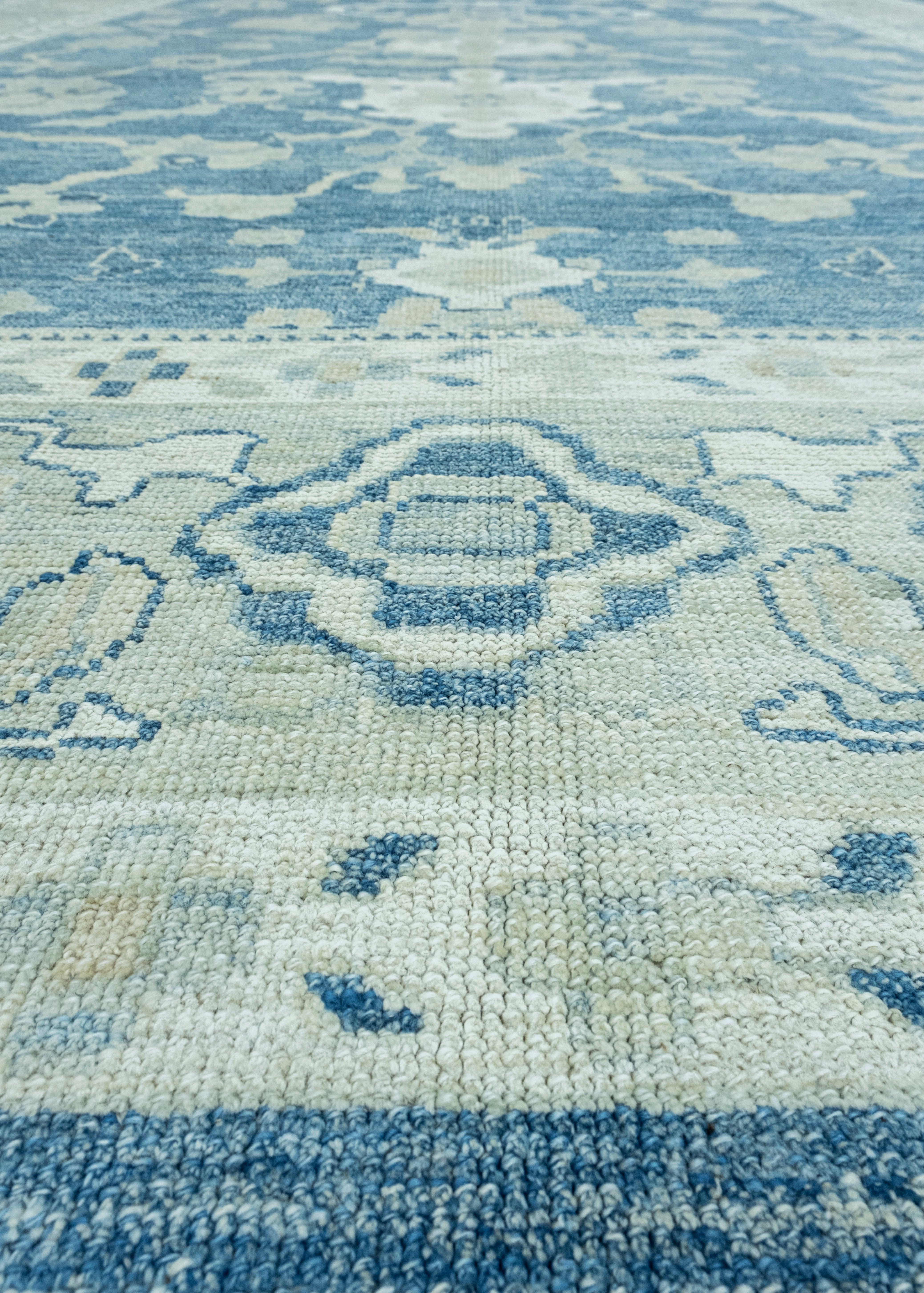 Contemporary Turkish Oushak Rug 10' x 14' #17741 For Sale
