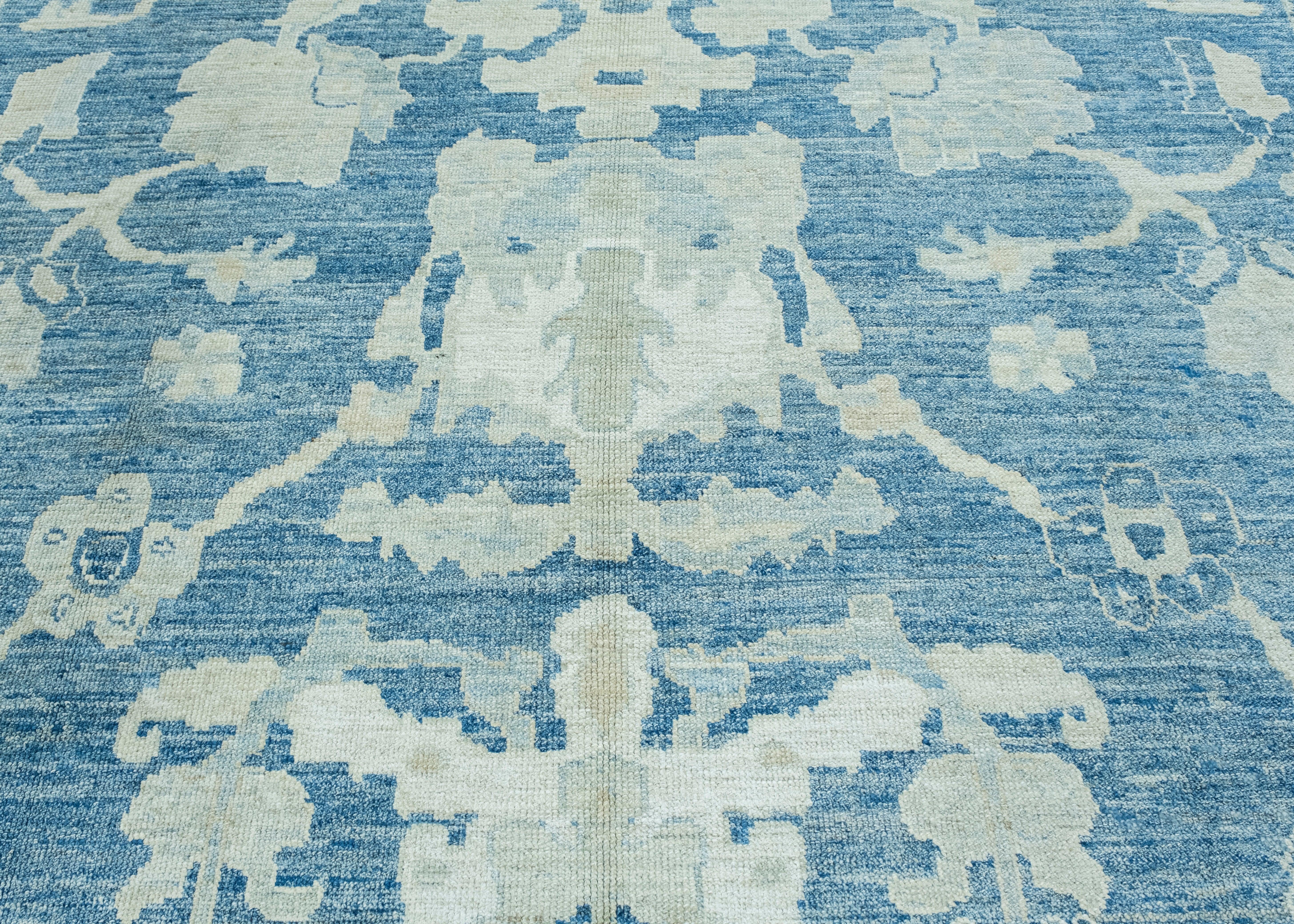 Wool Turkish Oushak Rug 10' x 14' #17741 For Sale