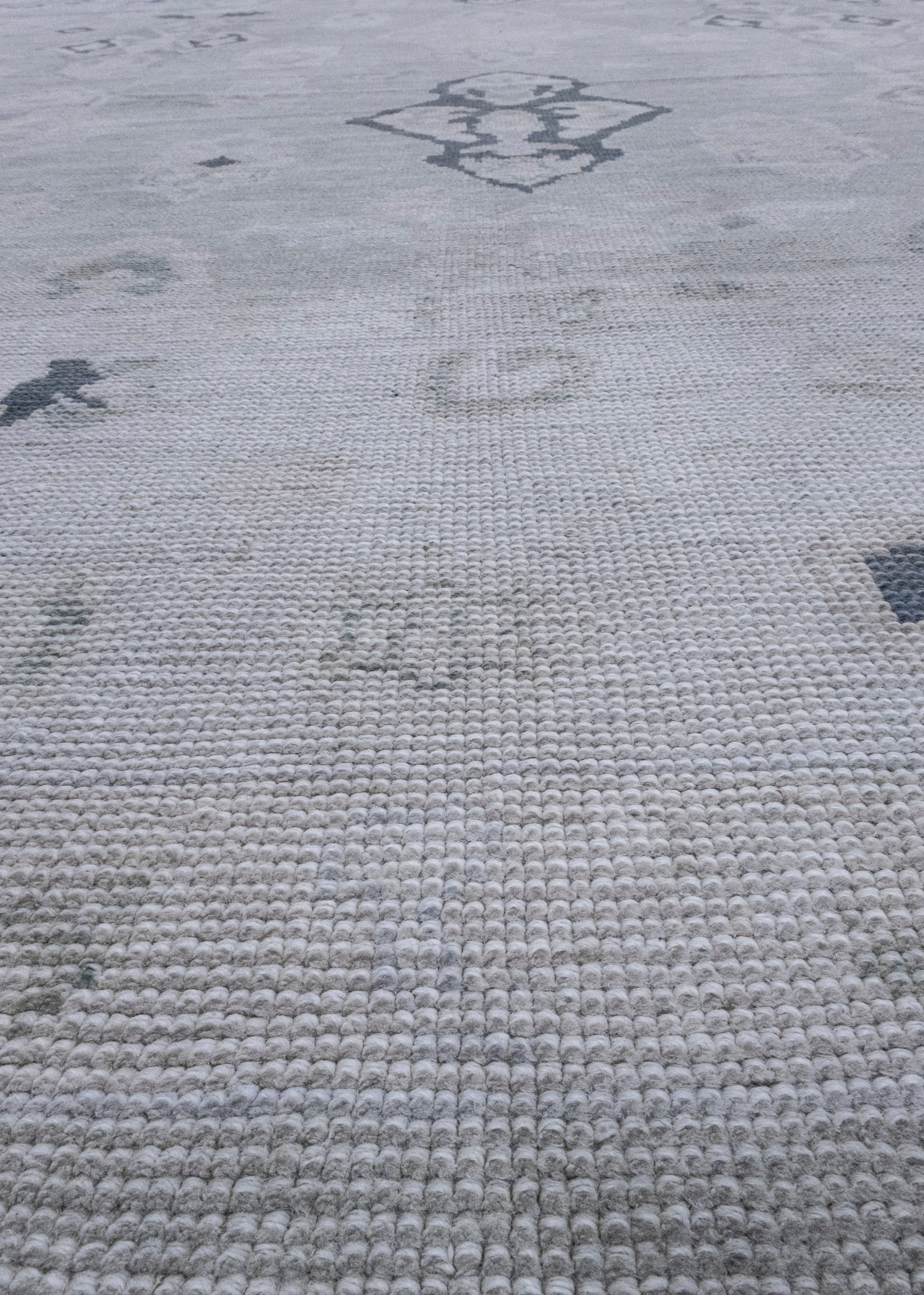 Contemporary Turkish Oushak Rug 10' x 14'2