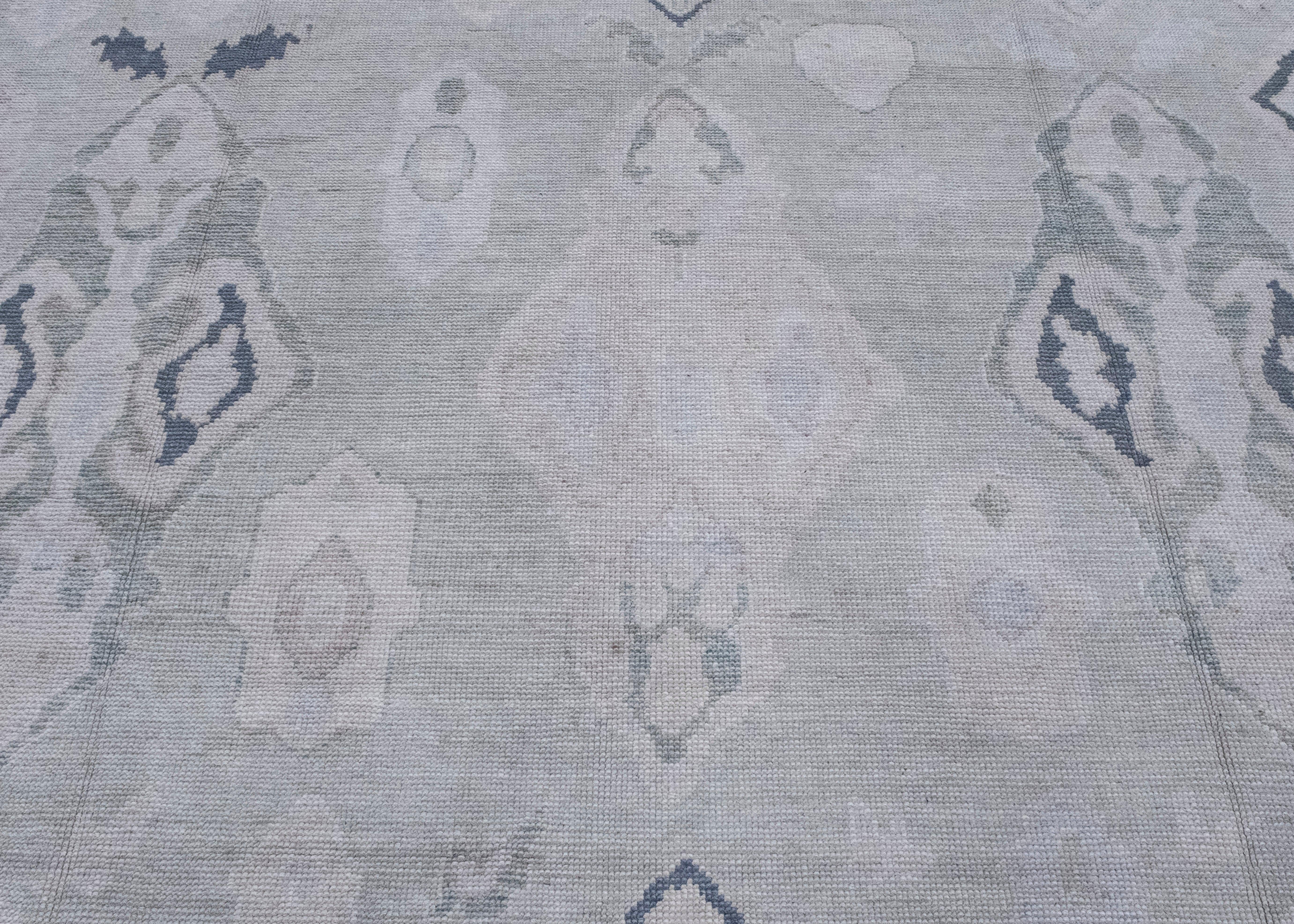 Wool Turkish Oushak Rug 10' x 14'2