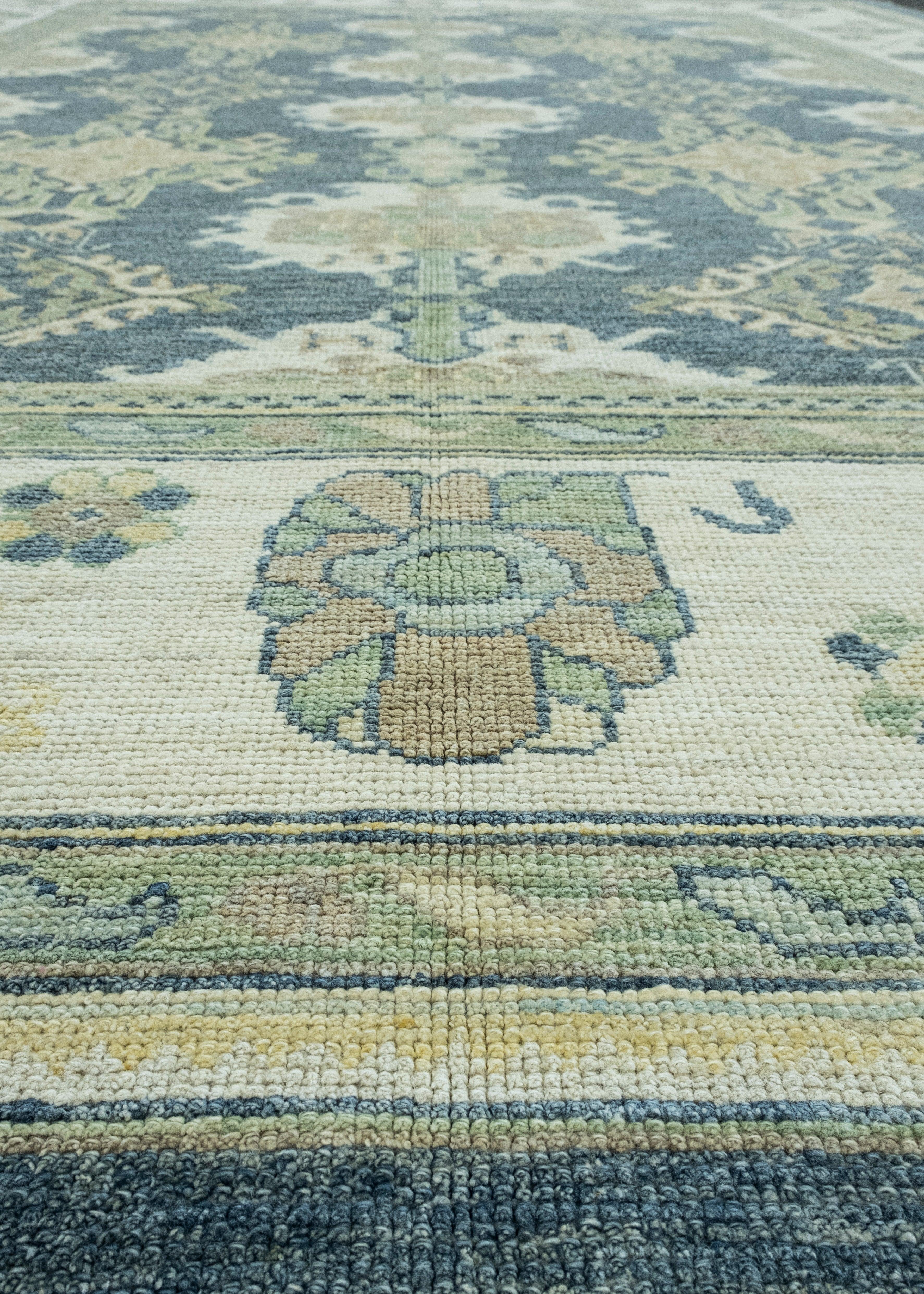 Contemporary Turkish Oushak Rug 10' x 14'2