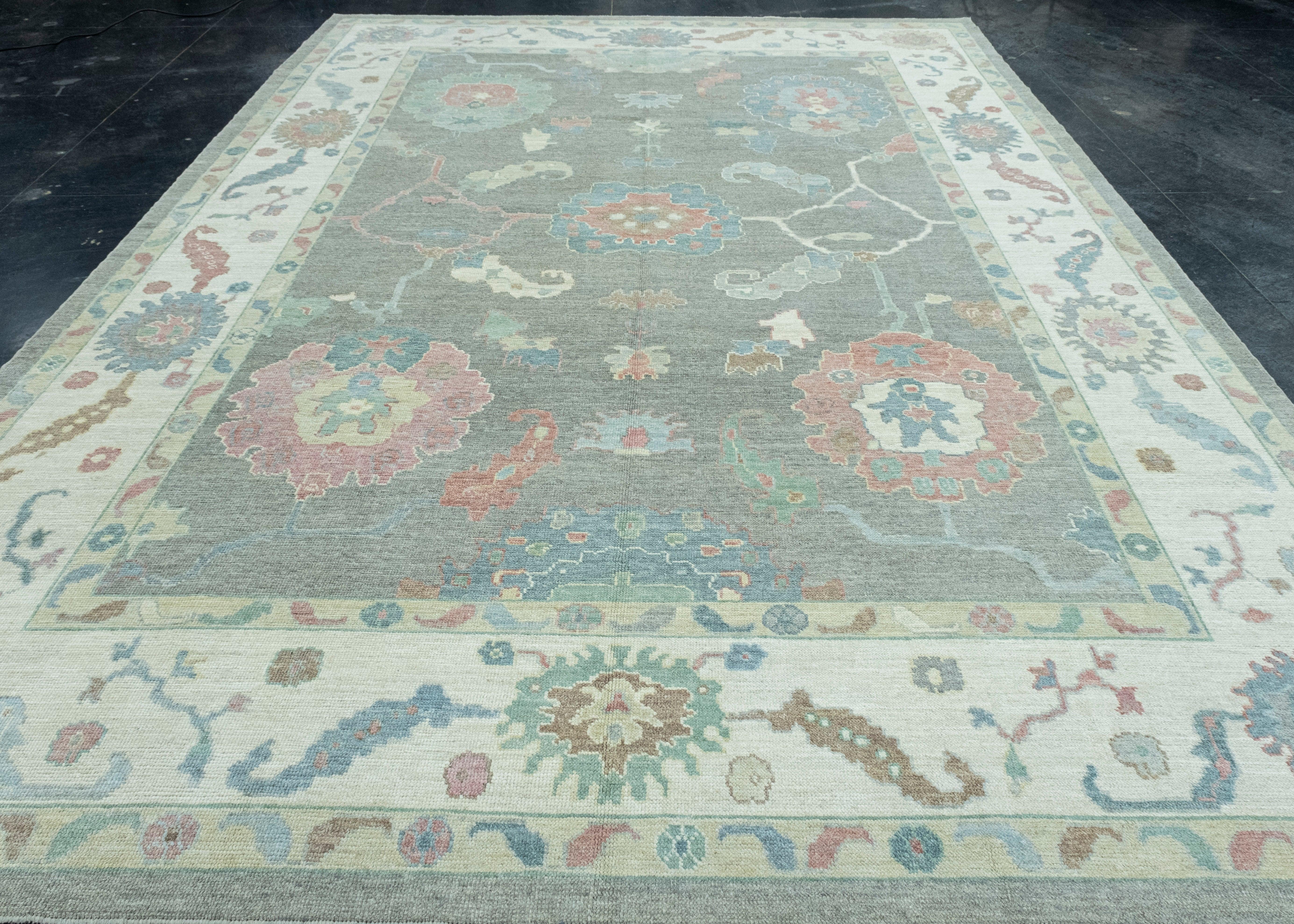 Turkish Oushak Rug 10' x 14'2