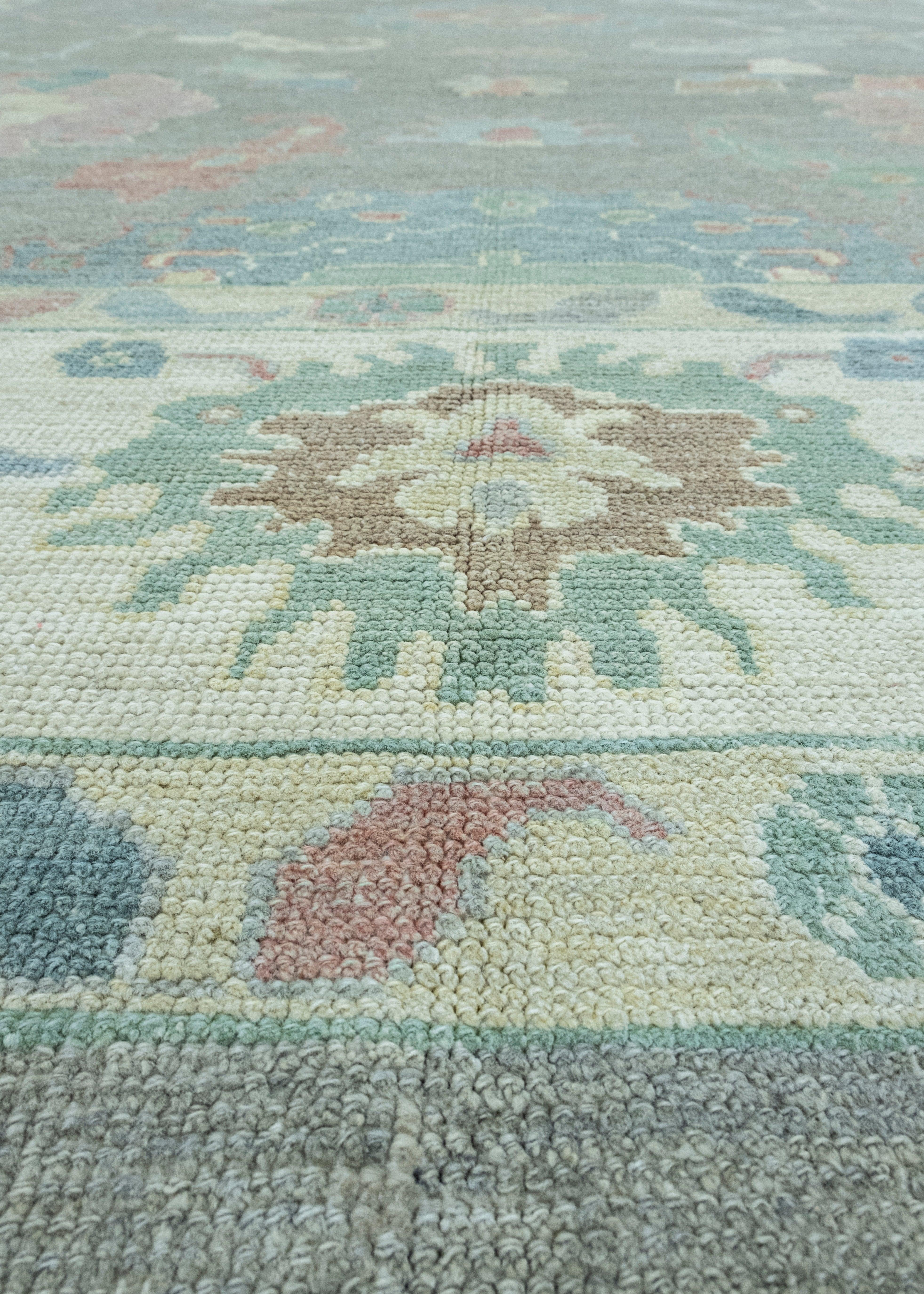 Contemporary Turkish Oushak Rug 10' x 14'2