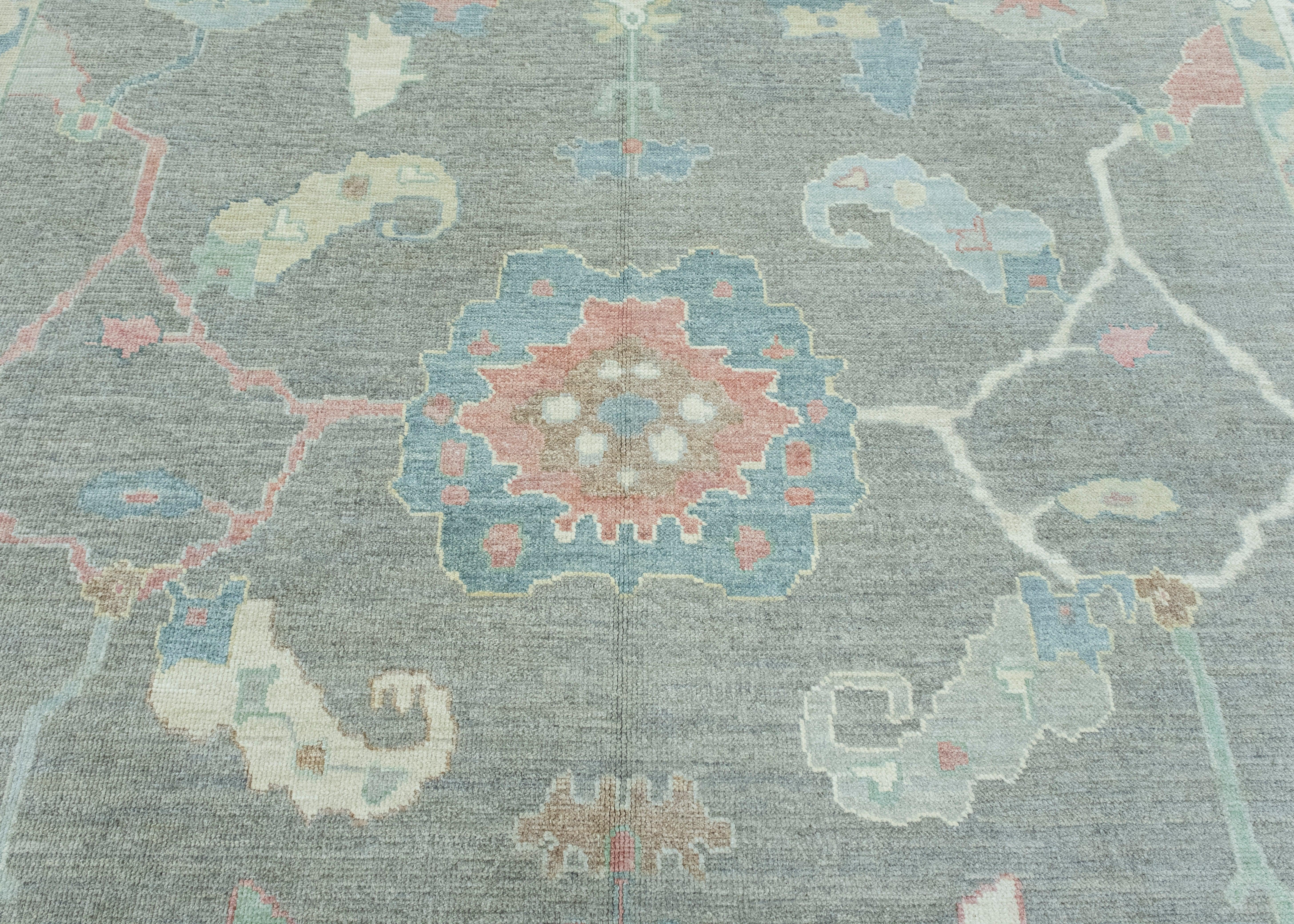 Wool Turkish Oushak Rug 10' x 14'2