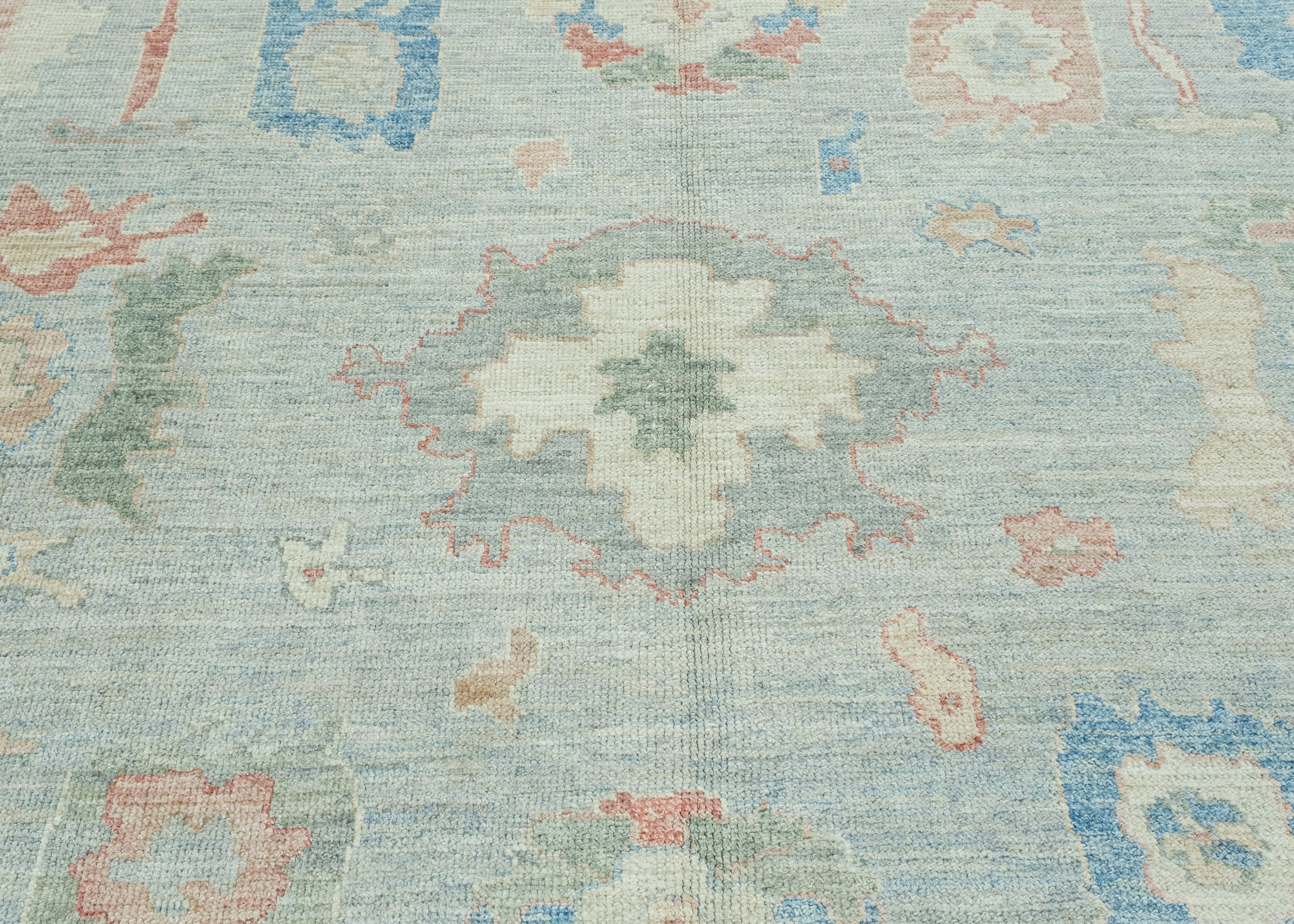 Wool Turkish Oushak Rug 10' x 14'2