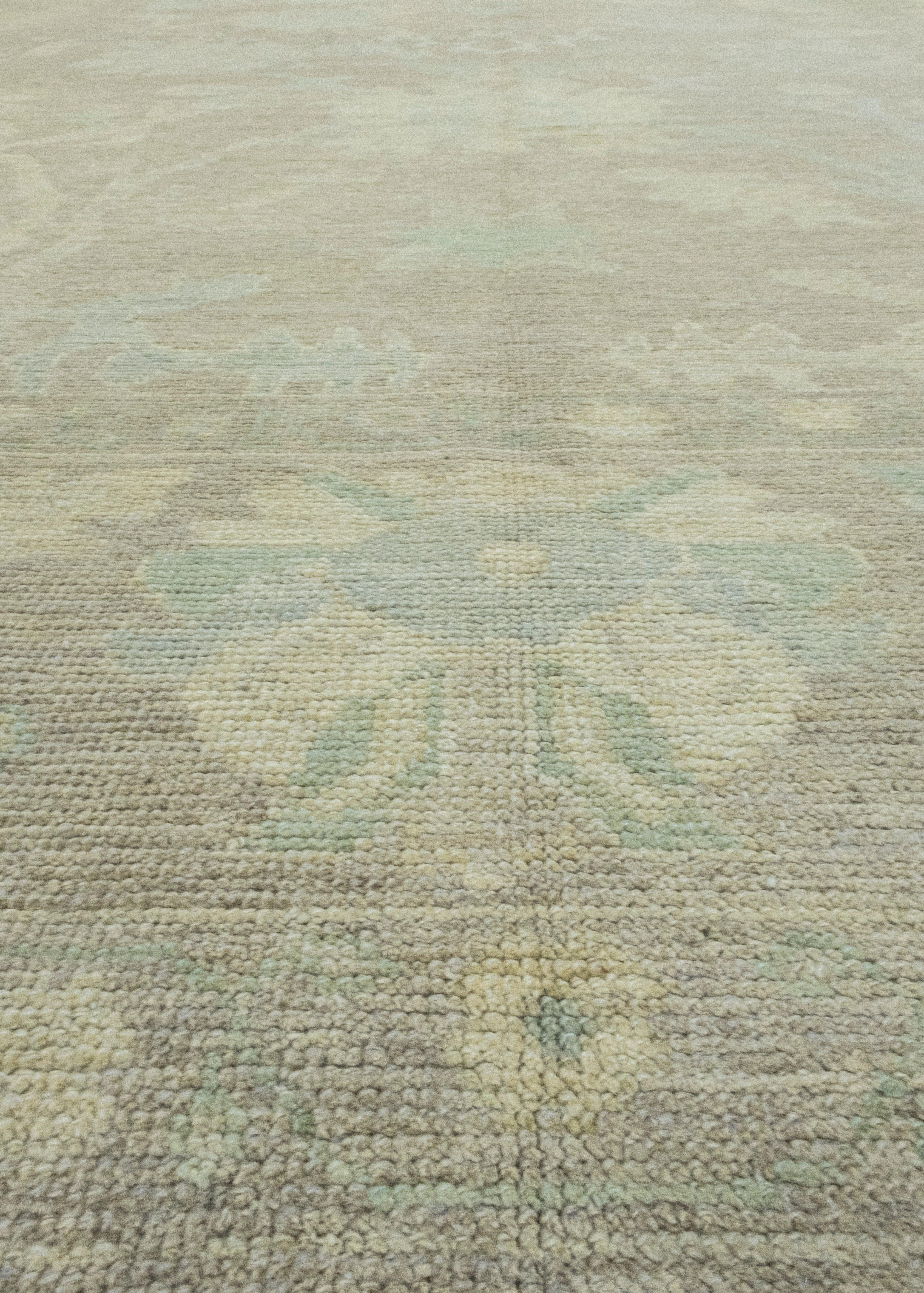 Wool Turkish Oushak Rug 10' x 14'3