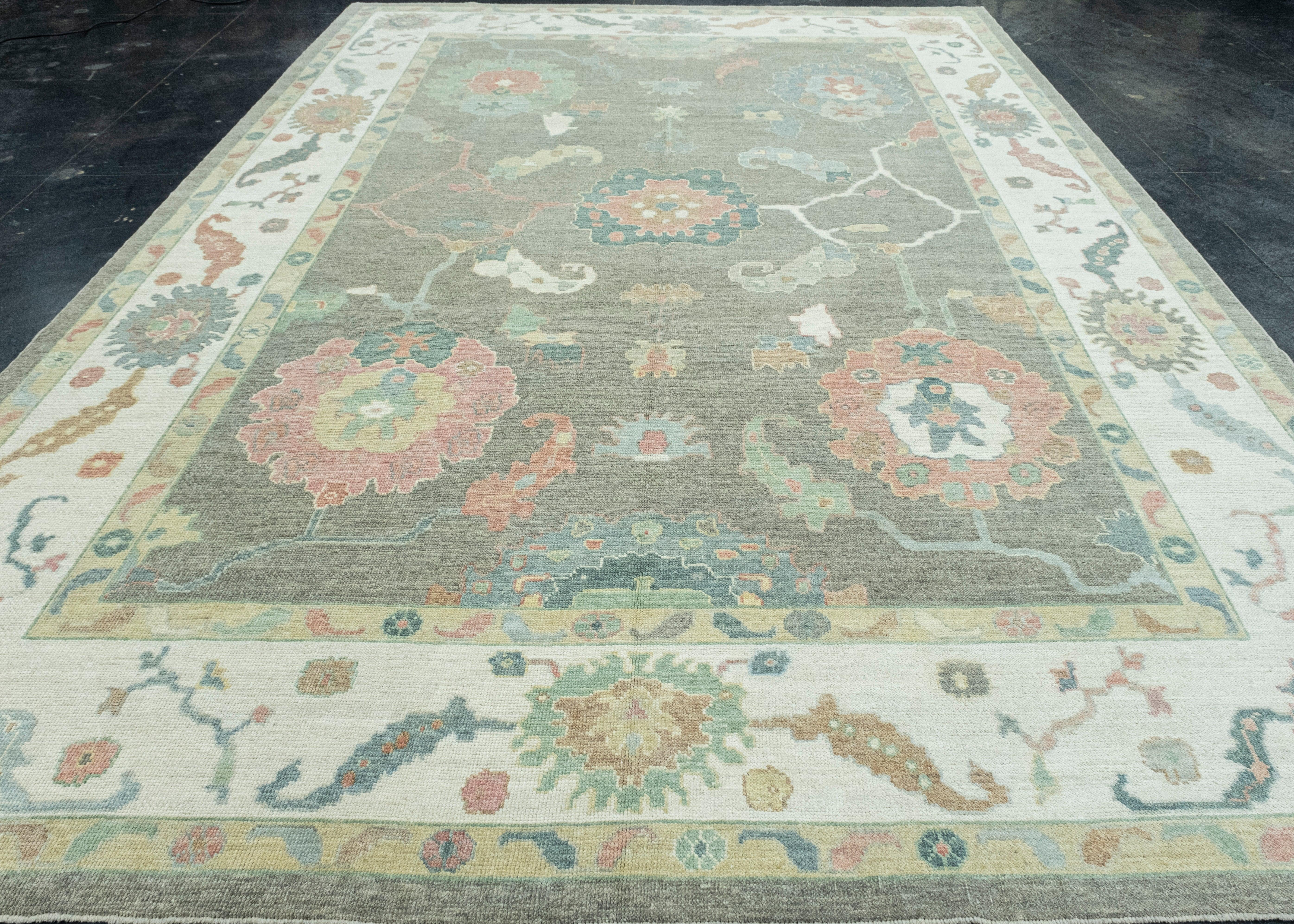 Turkish Oushak Rug 10' x 14'4