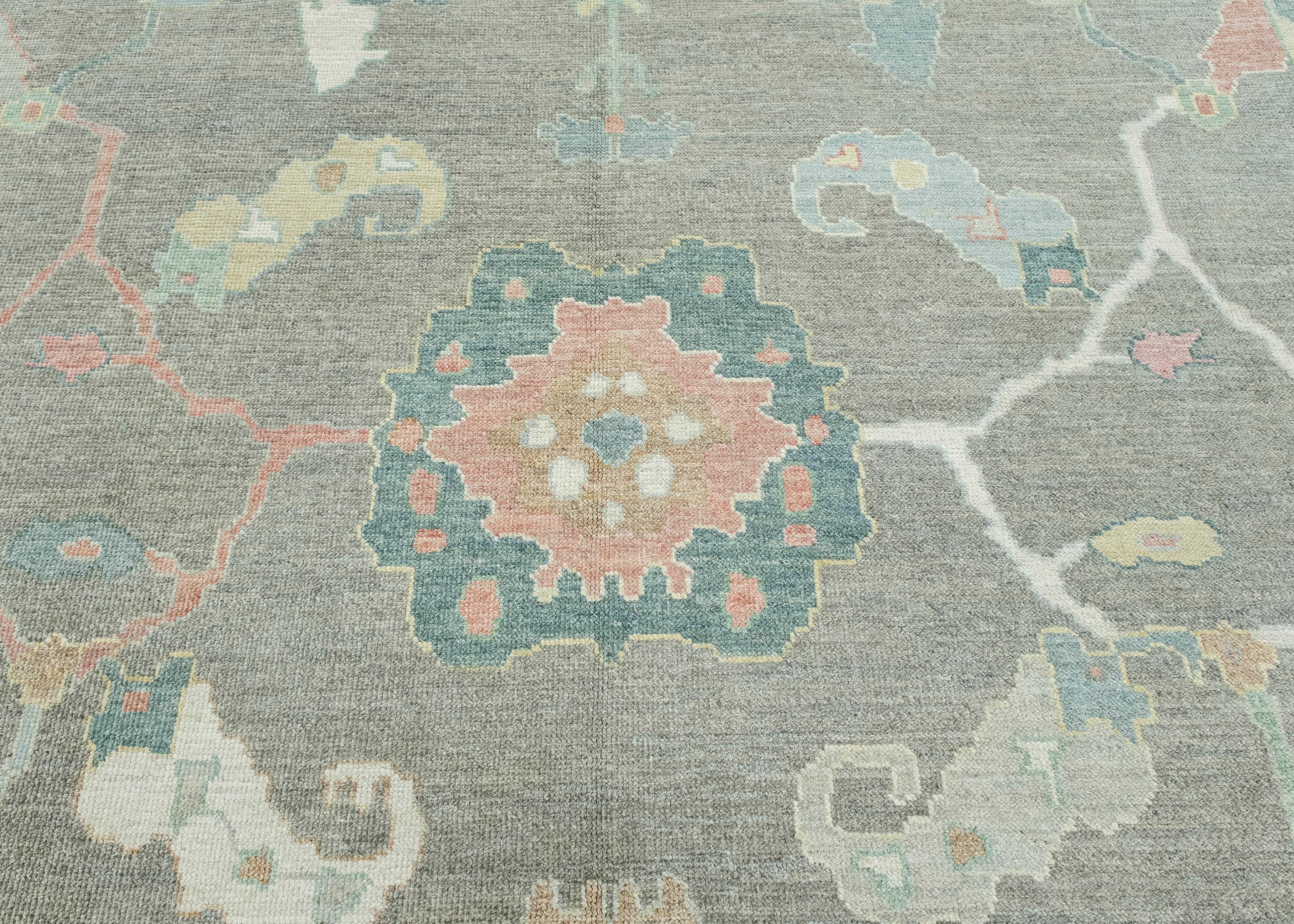 Wool Turkish Oushak Rug 10' x 14'4
