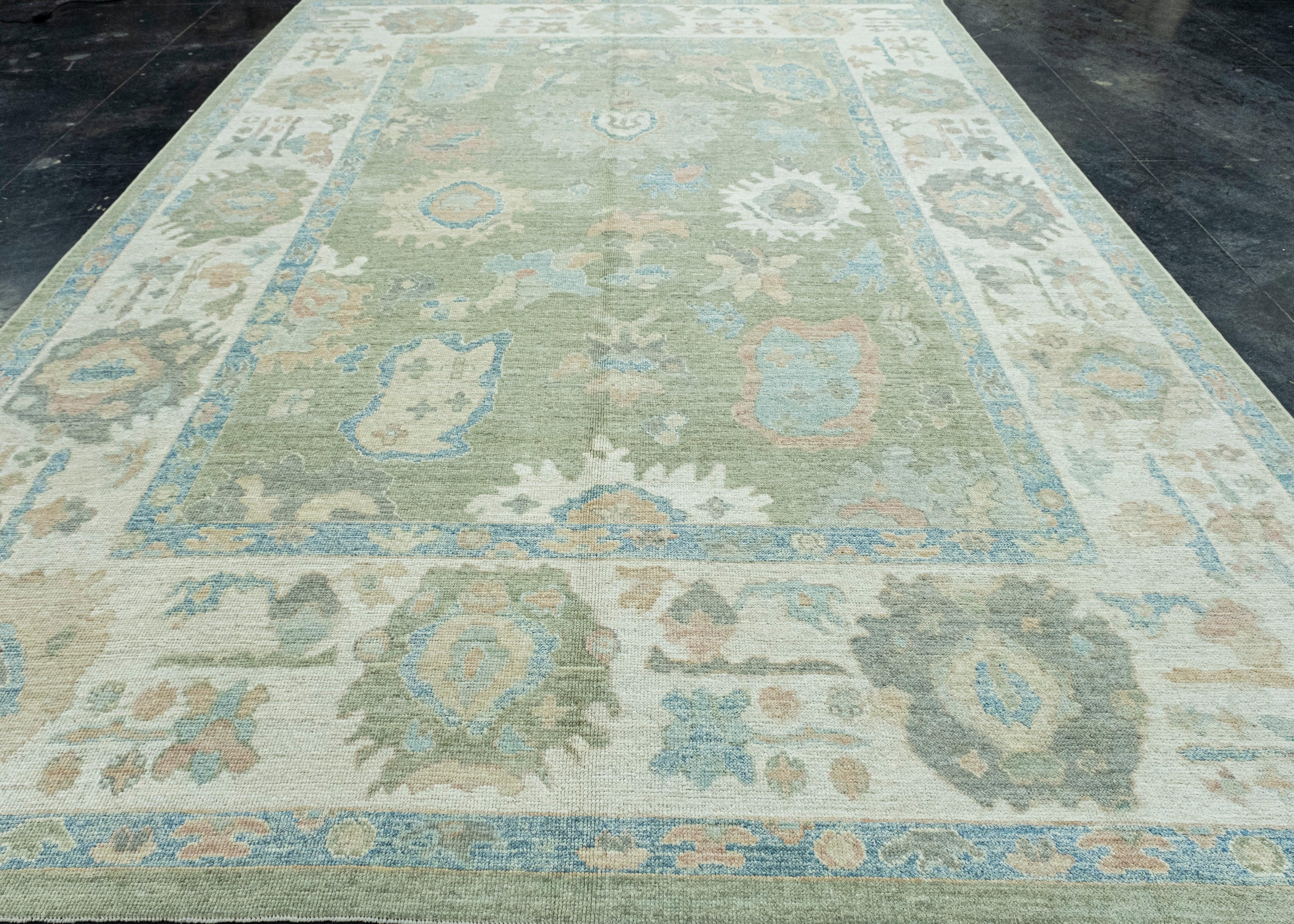 Turkish Oushak Rug 10' x 14'4