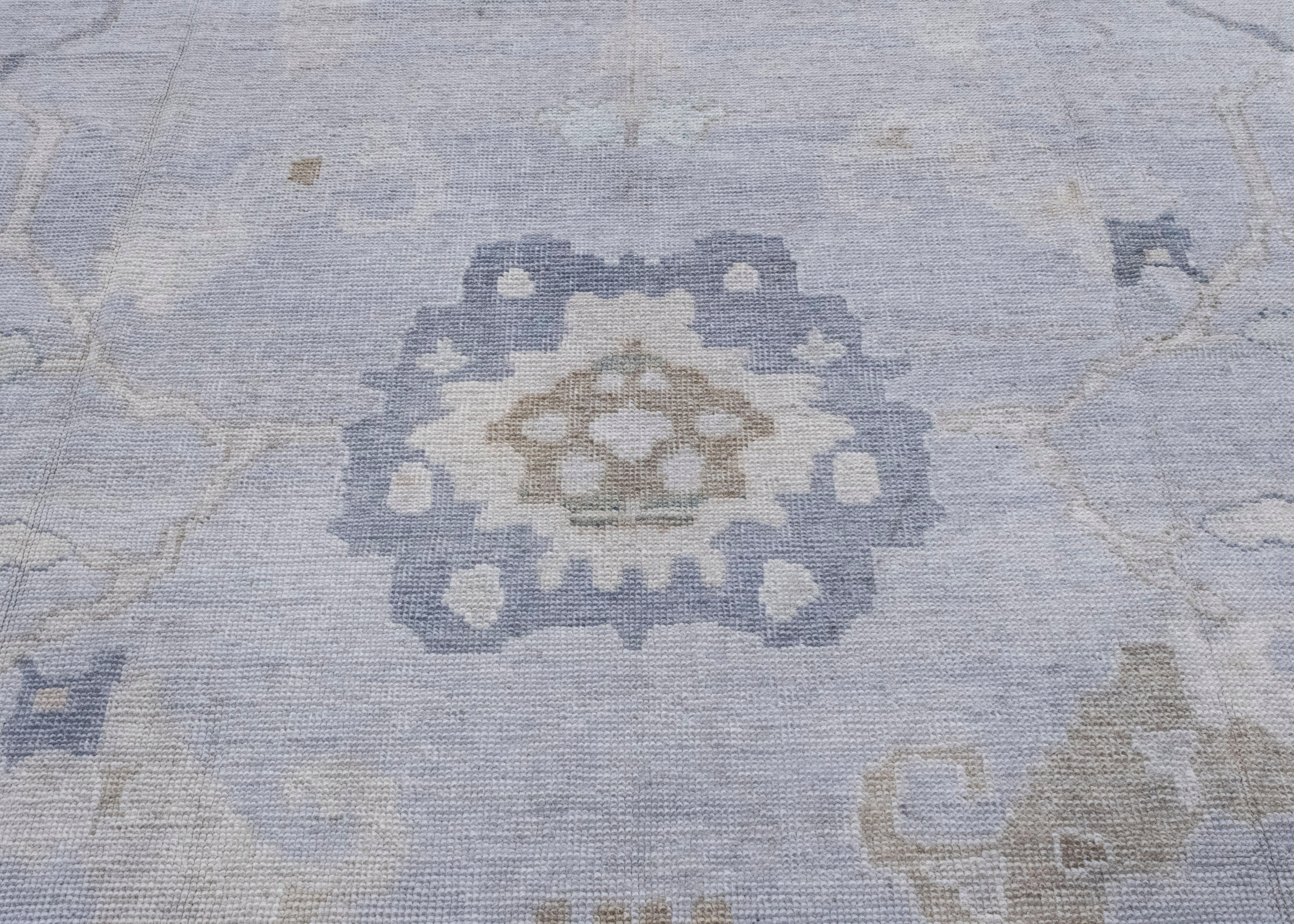 Wool Turkish Oushak Rug 10' x 14'5